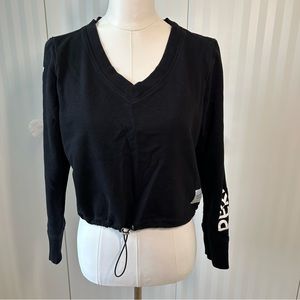 Calvin Klein Performance black cropped sweatshirt Size L